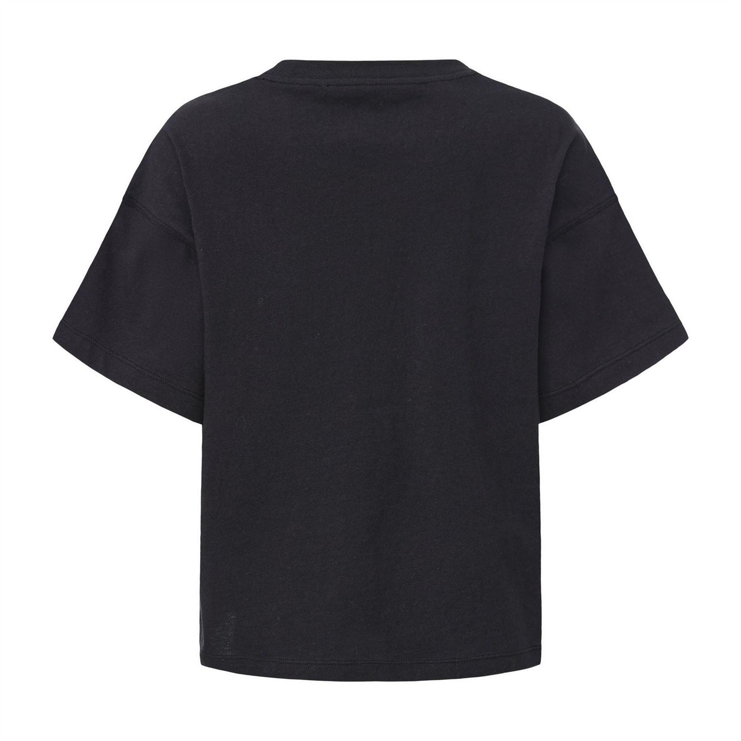 Black - Back - USA Pro Childrens-Kids Logo Boxy T-Shirt