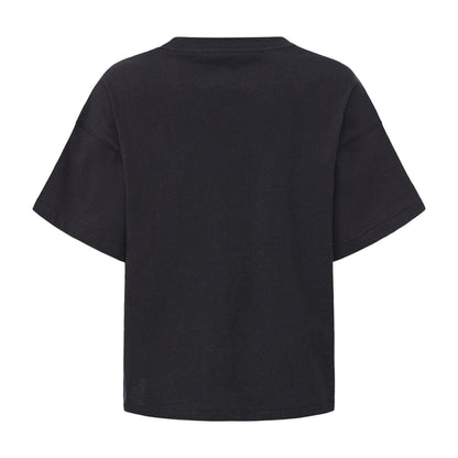 Black - Back - USA Pro Childrens-Kids Logo Boxy T-Shirt
