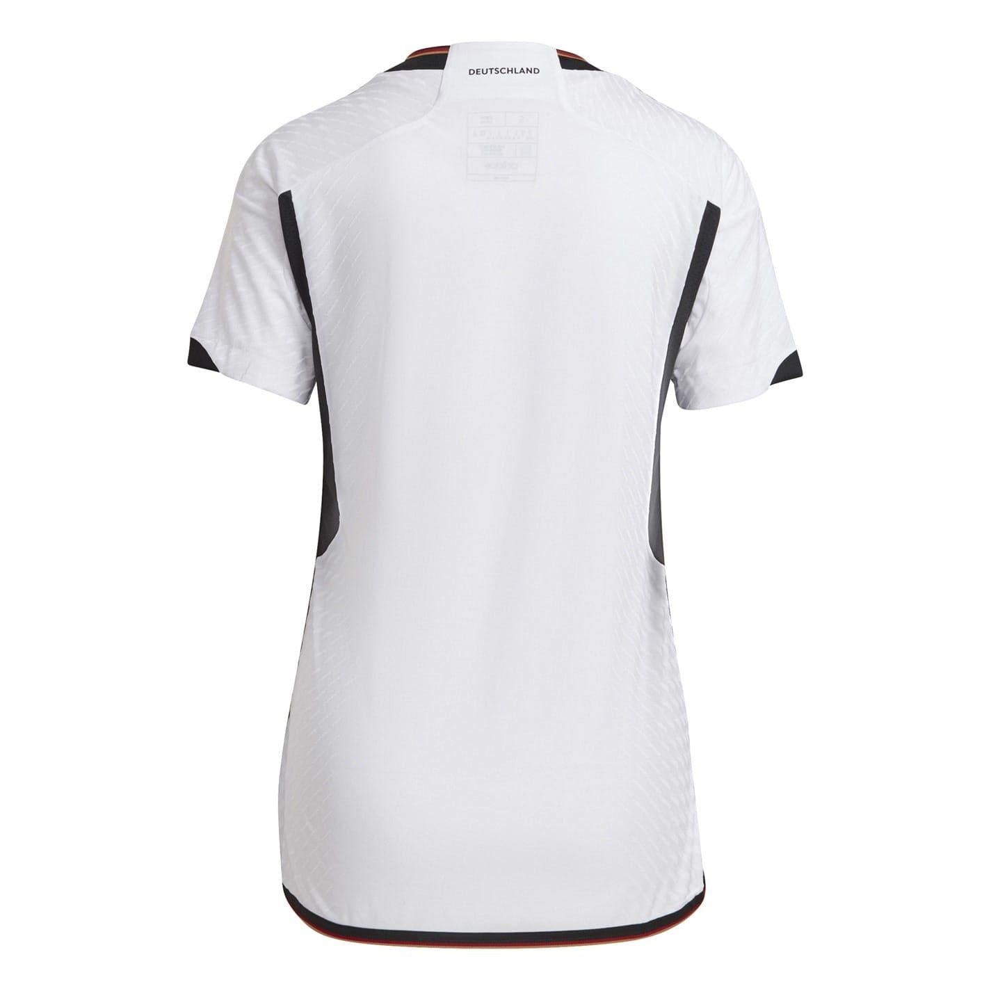 White - Back - Adidas Womens-Ladies 2022 Germany Home Jersey