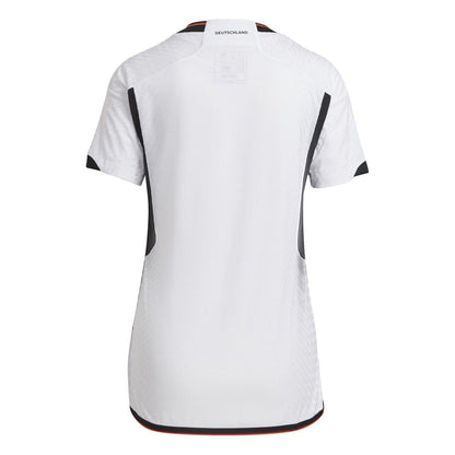 White - Back - Adidas Womens-Ladies 2022 Germany Home Jersey