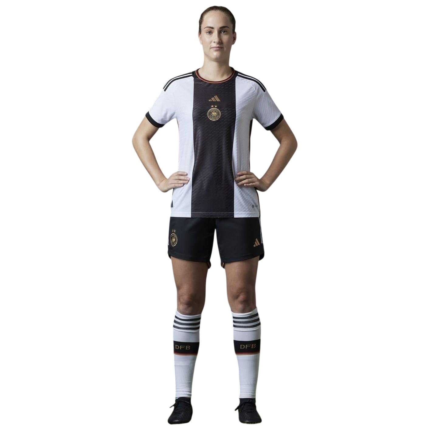 White - Lifestyle - Adidas Womens-Ladies 2022 Germany Home Jersey