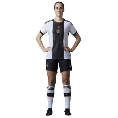 White - Lifestyle - Adidas Womens-Ladies 2022 Germany Home Jersey