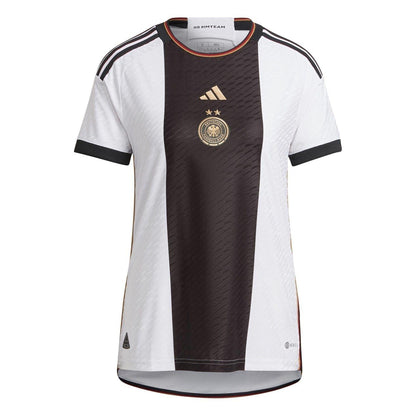 White - Front - Adidas Womens-Ladies 2022 Germany Home Jersey