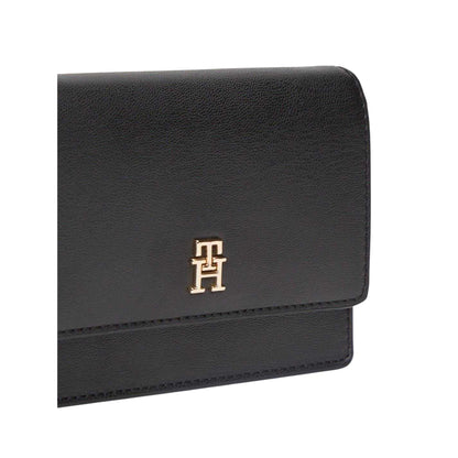 Black - Lifestyle - Tommy Hilfiger Icon Monogram Chain Strap Card Holder