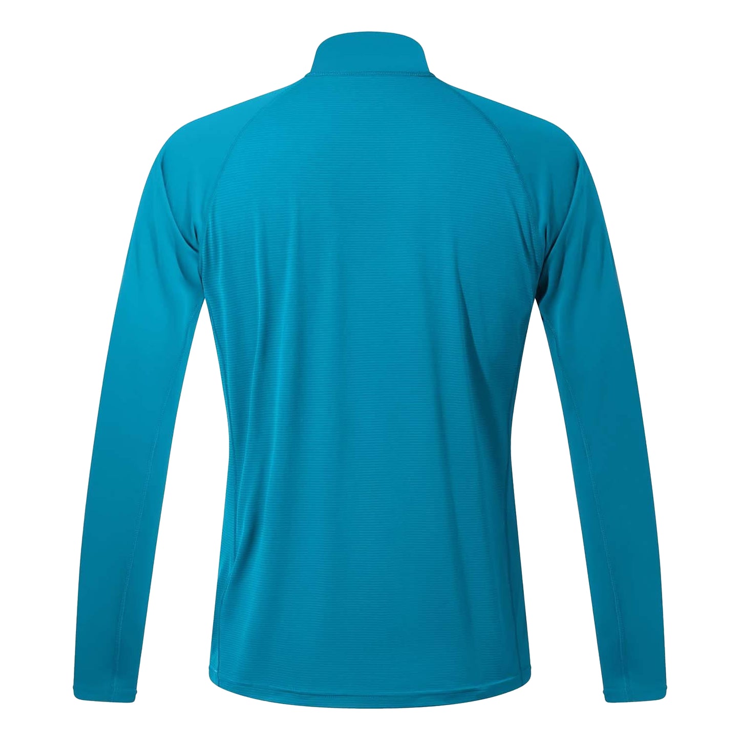 Turquoise - Back - Berghaus Mens Trailblaze Half Zip Long-Sleeved T-Shirt