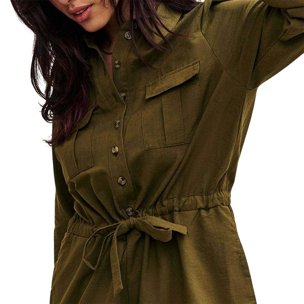 Green - Side - Nobody´s Child Womens-Ladies Miranda Playsuit