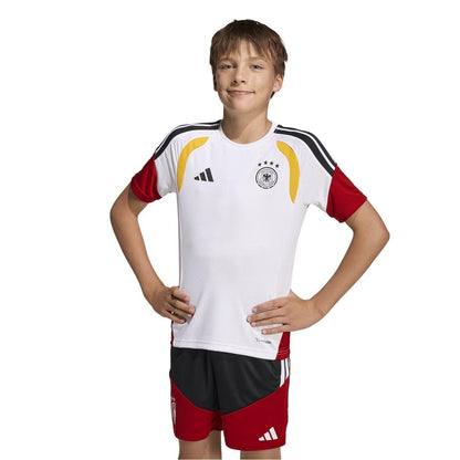 White-Black - Side - Adidas Childrens-Kids 2026 Germany Jersey
