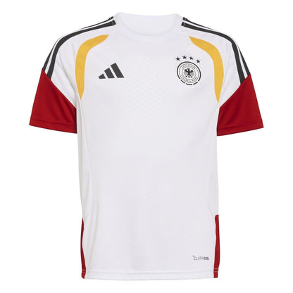 White-Black - Front - Adidas Childrens-Kids 2026 Germany Jersey
