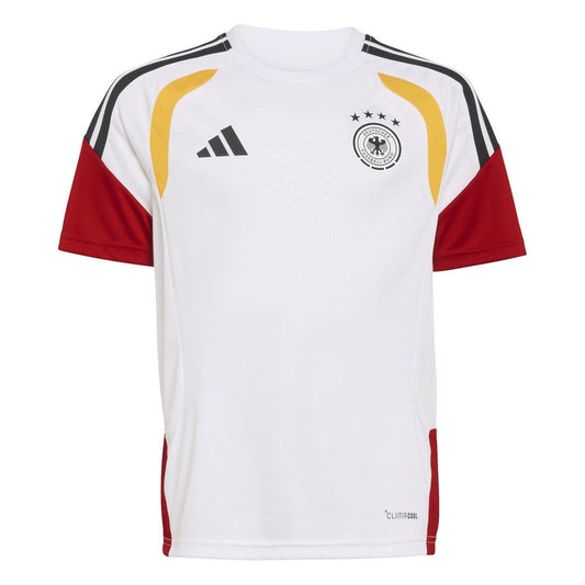 White-Black - Front - Adidas Childrens-Kids 2026 Germany Jersey