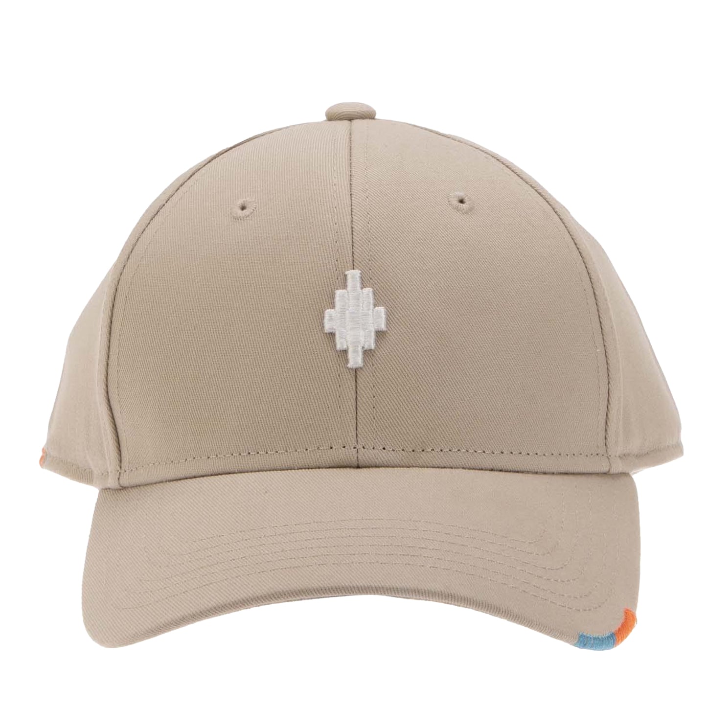 Green-White - Front - Marcelo Burlon Cross Distressed Cap