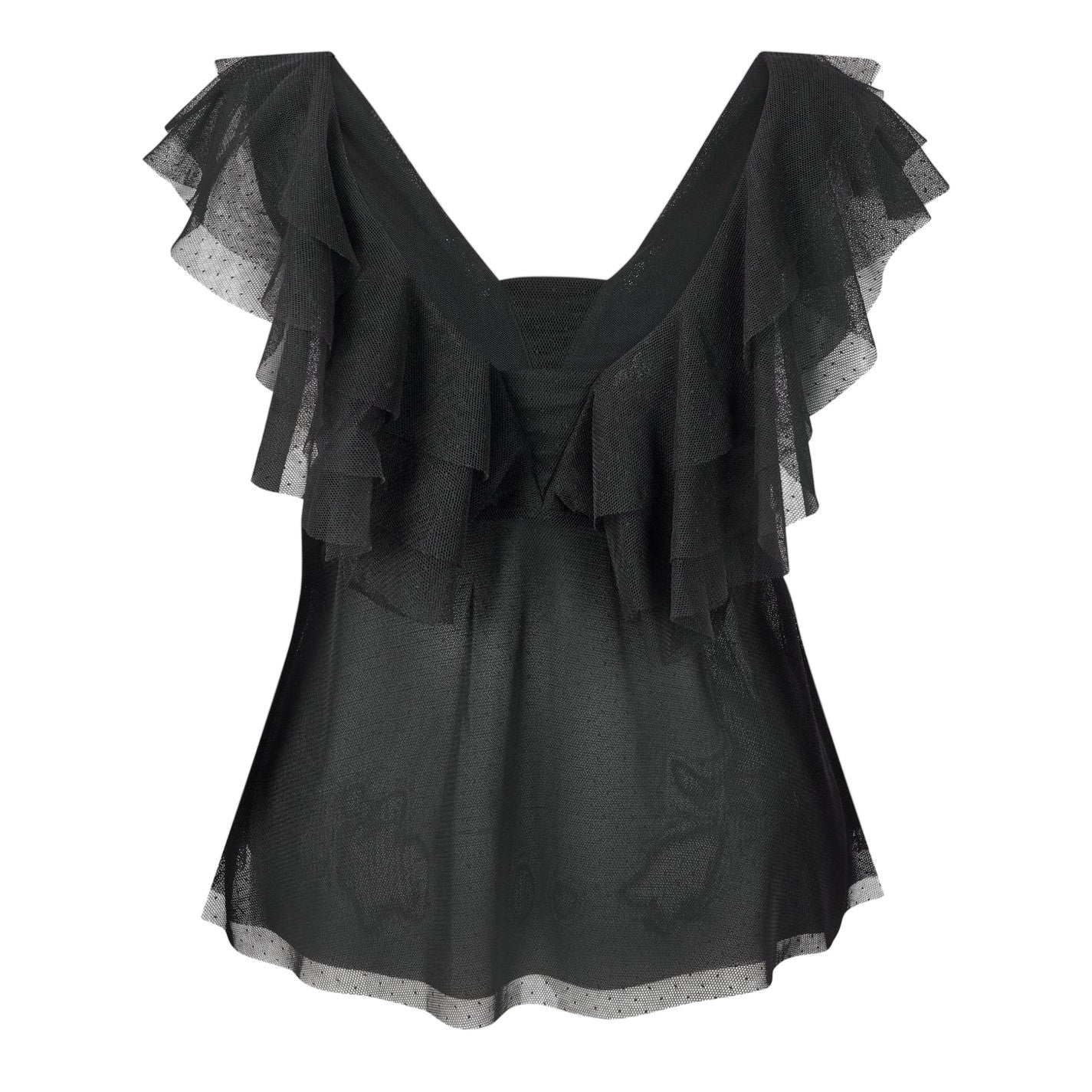 Black - Back - Ted Baker Womens-Ladies Relaxed Fit Puff Sleeve Blouse