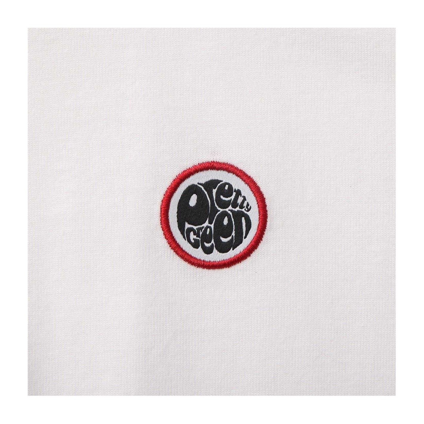 White-Red - Lifestyle - Pretty Green Mens Paisley Logo T-Shirt