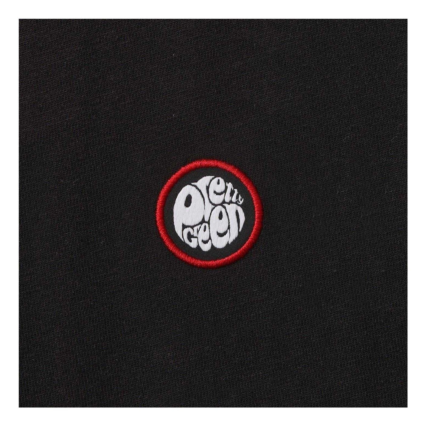 Black-Red - Lifestyle - Pretty Green Mens Paisley Logo T-Shirt