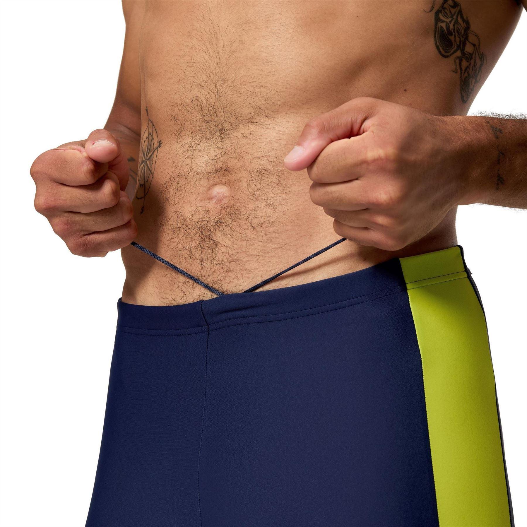 Peacoat-Deep Blue - Side - Speedo Mens Dive Jammer Shorts