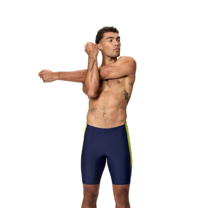 Peacoat-Deep Blue - Front - Speedo Mens Dive Jammer Shorts