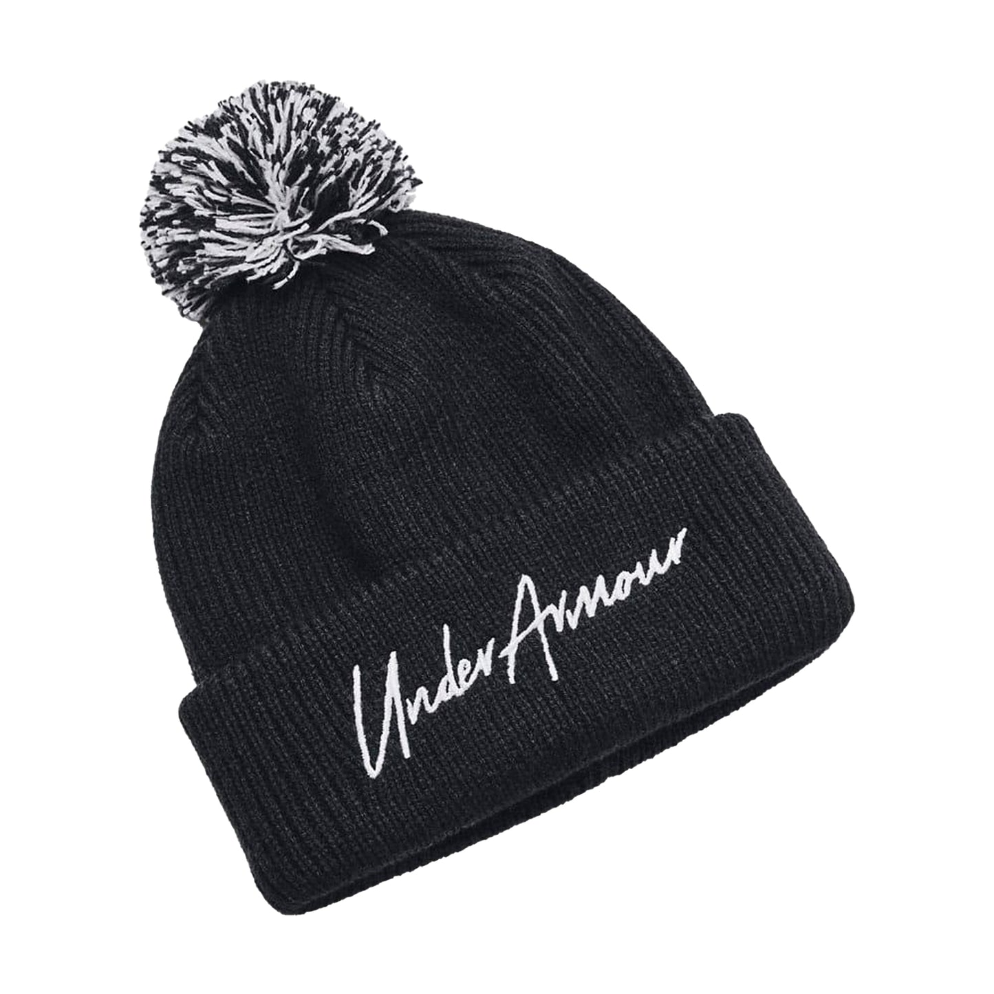 Black - Front - Under Armour Halftime Beanie