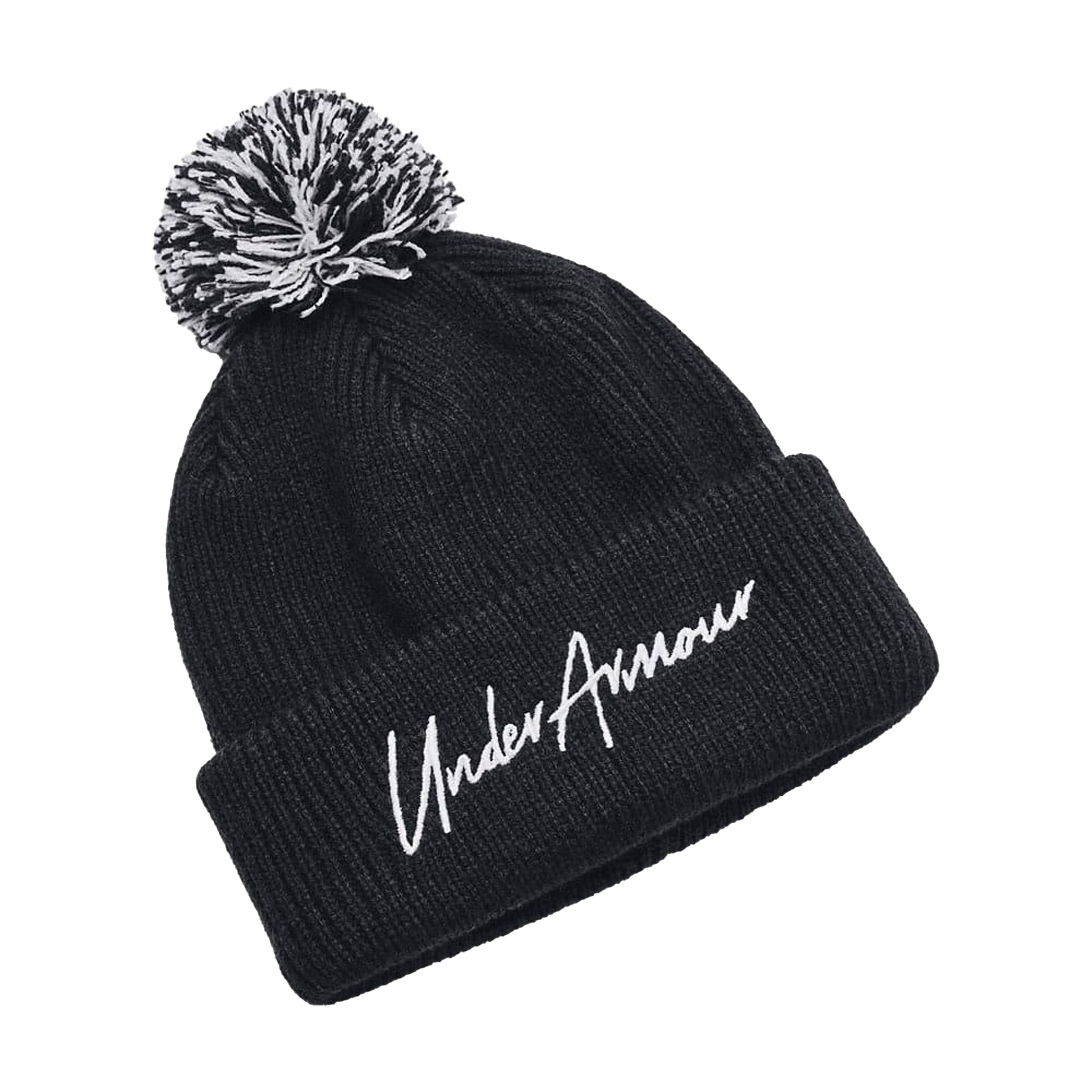 Black - Front - Under Armour Halftime Beanie