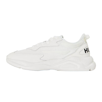 White - Back - Hugo Womens-Ladies Leon Running Trainers