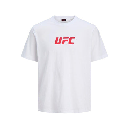 Bright White - Front - UFC Mens Logo Cotton Regular T-Shirt