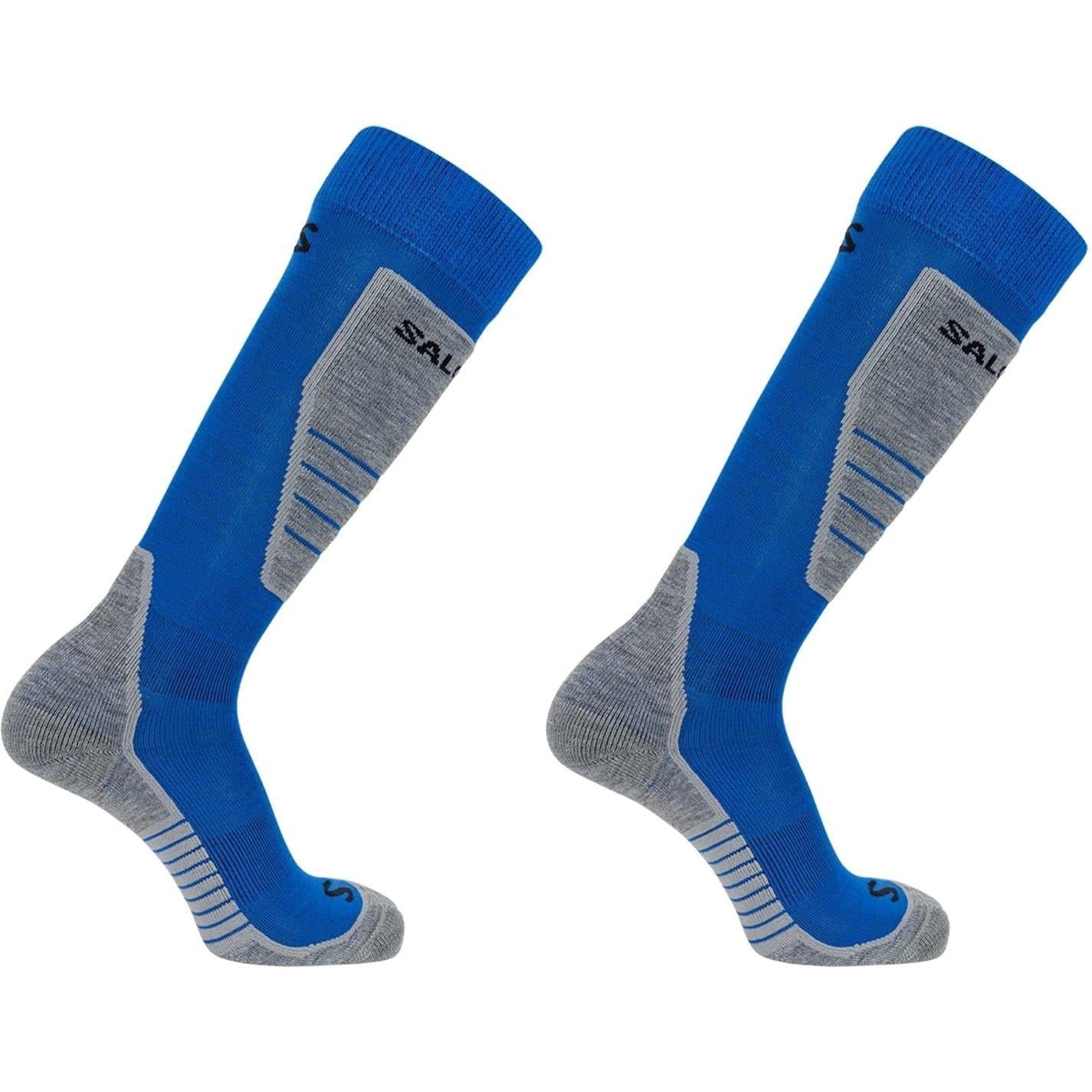 Blue - Front - Salomon Mens Aces Ski Socks (Pack of 2)