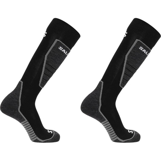 Black - Front - Salomon Mens Aces Ski Socks (Pack of 2)
