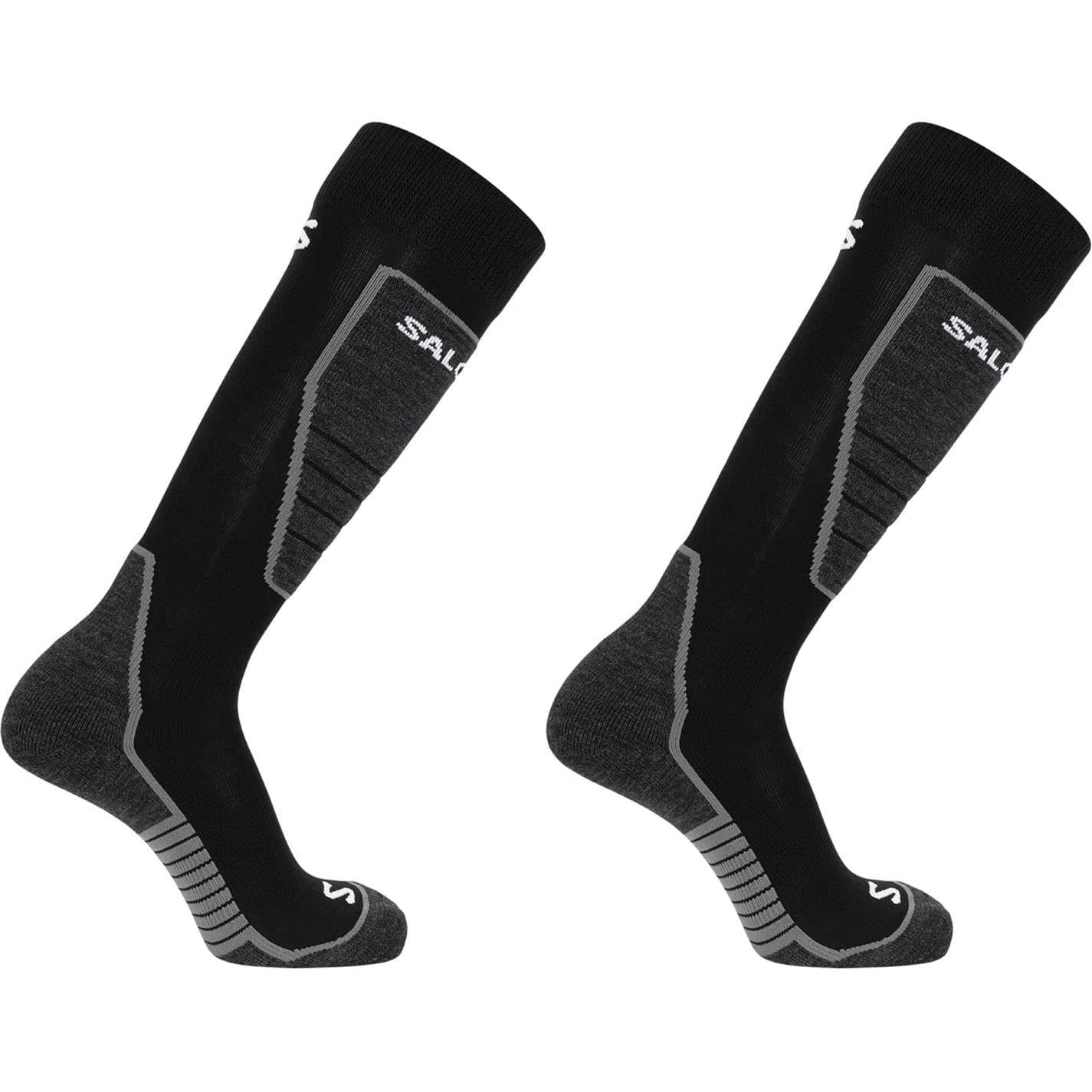 Black - Front - Salomon Mens Aces Ski Socks (Pack of 2)