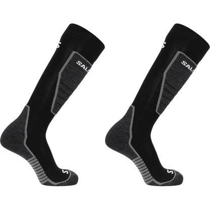 Black - Front - Salomon Mens Aces Ski Socks (Pack of 2)