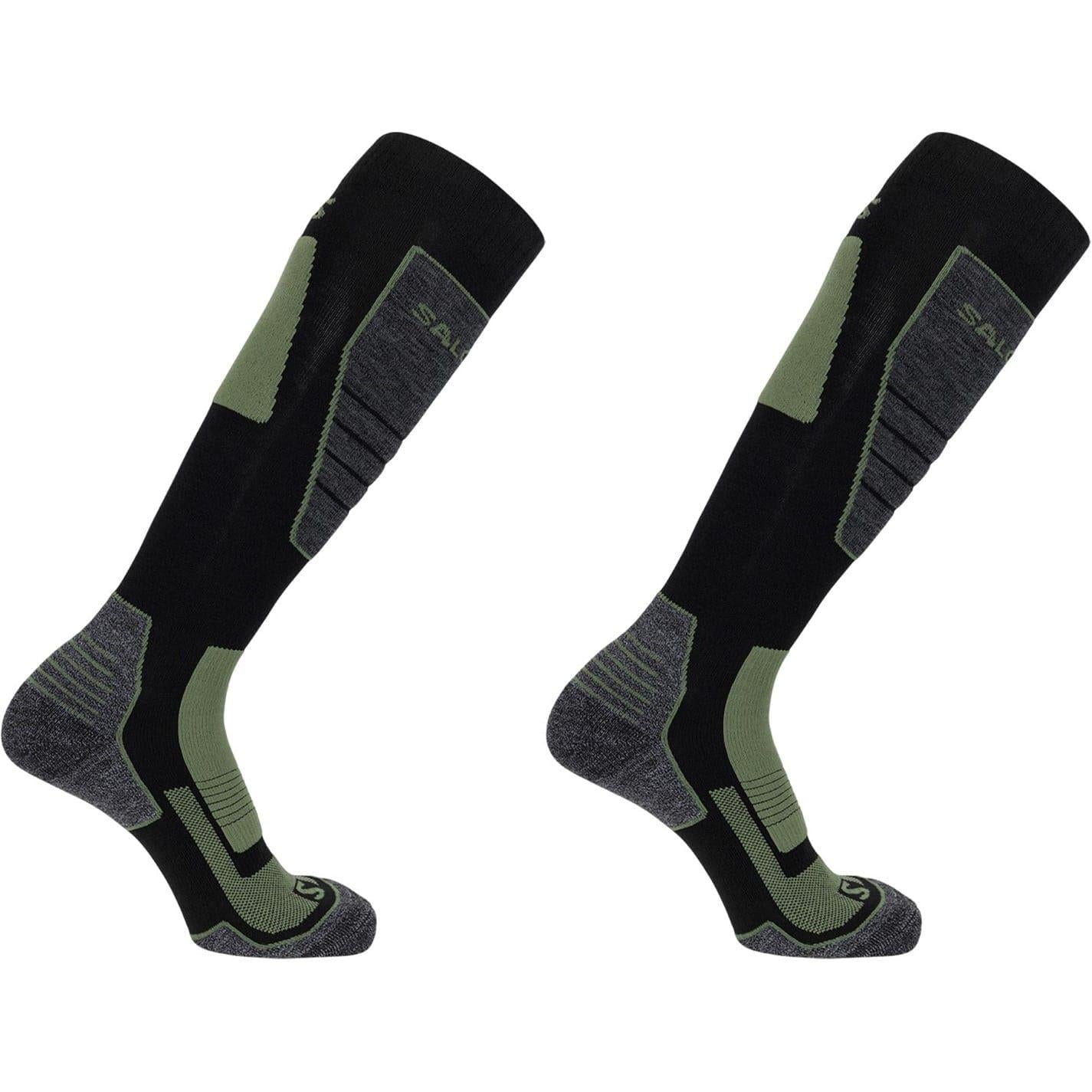 Green - Back - Salomon Mens Pro Ski Socks