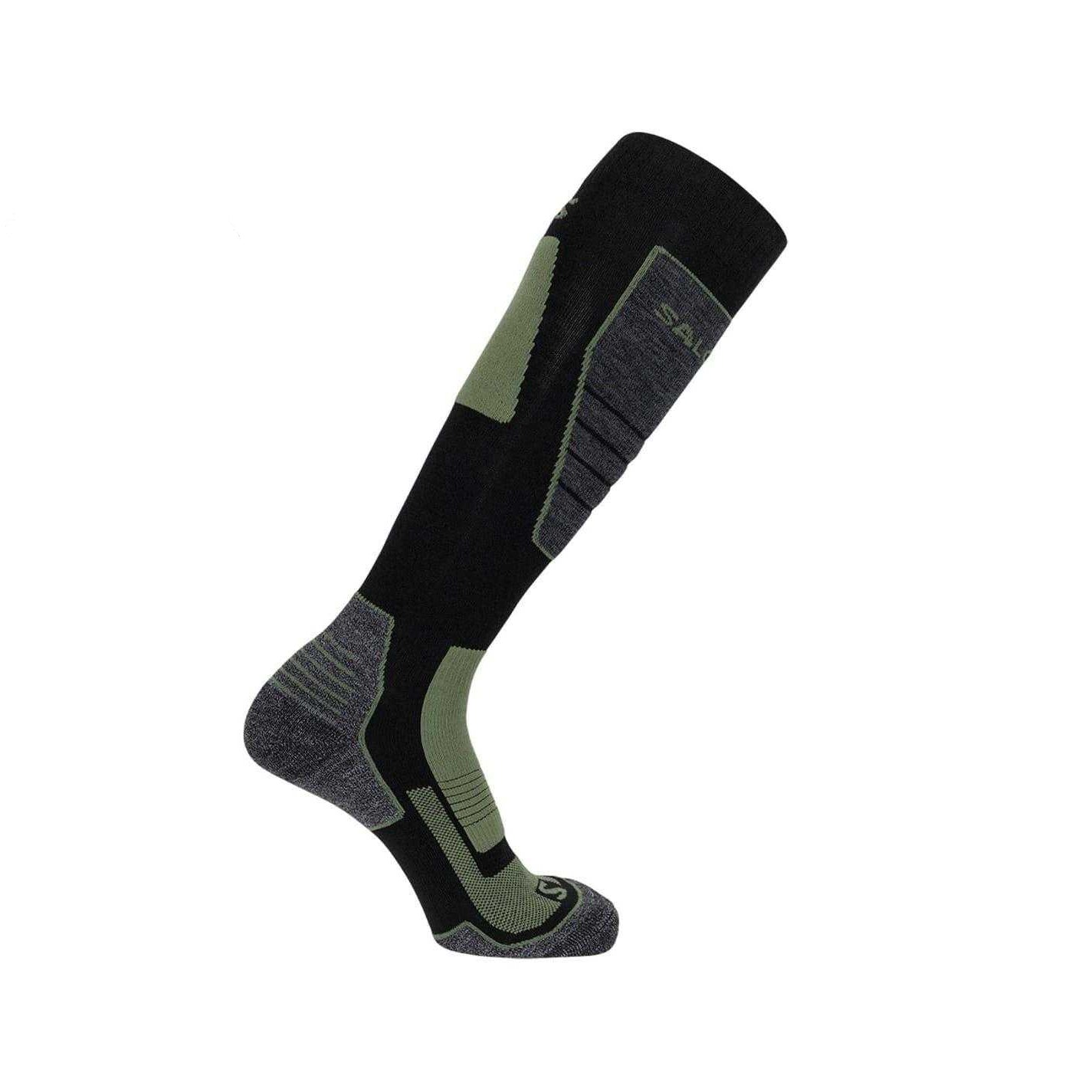 Green - Side - Salomon Mens Pro Ski Socks