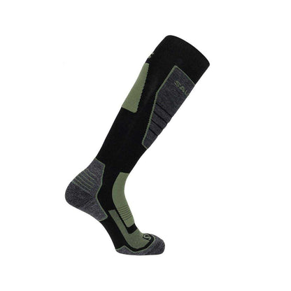 Green - Side - Salomon Mens Pro Ski Socks