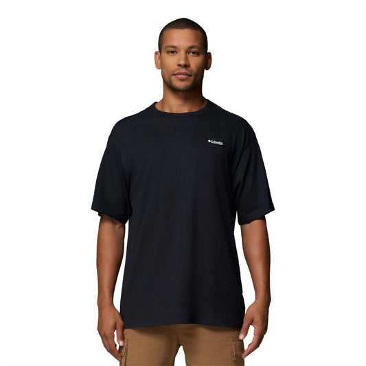 Black - Front - Columbia Mens CSC Mountain Heavyweight T-Shirt