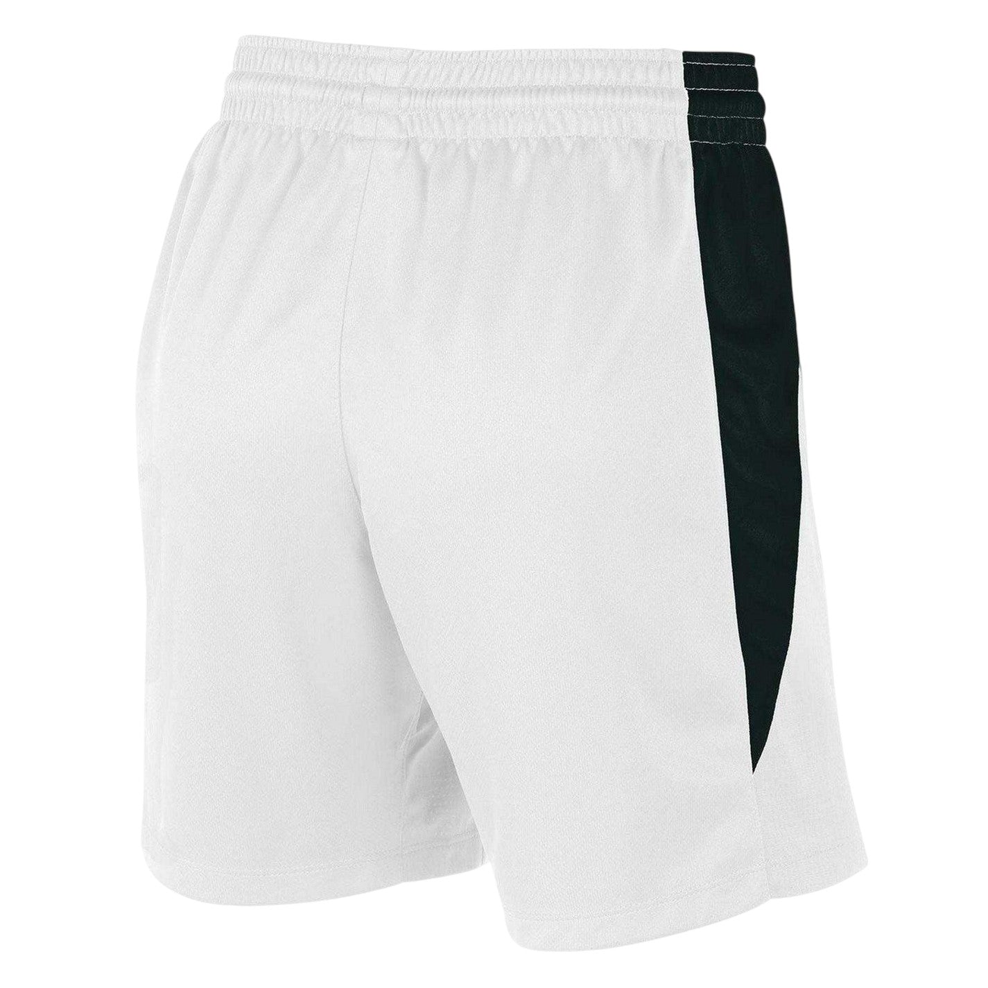 White-Black - Back - Nike Womens-Ladies Team Basketball Shorts