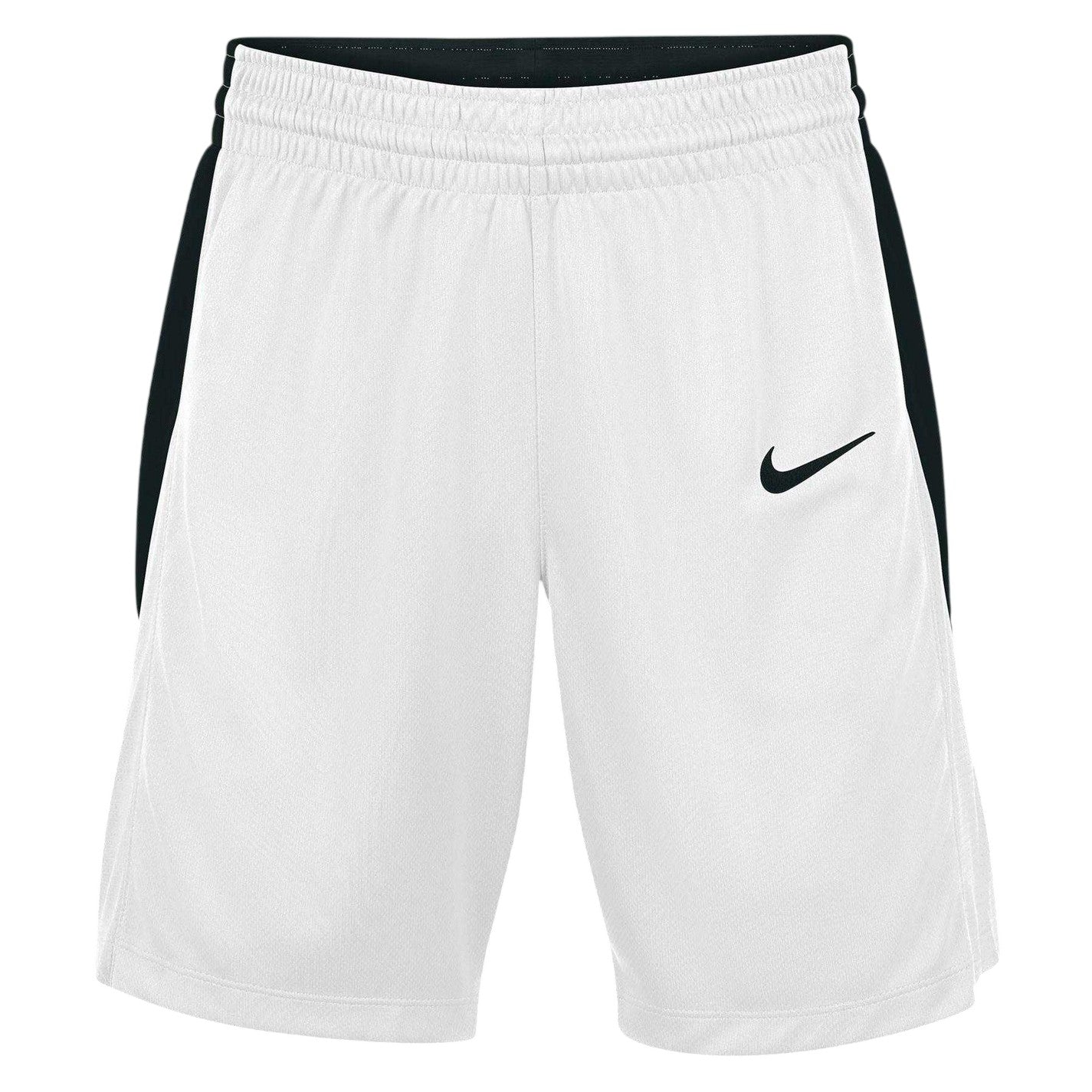 White-Black - Front - Nike Womens-Ladies Team Basketball Shorts