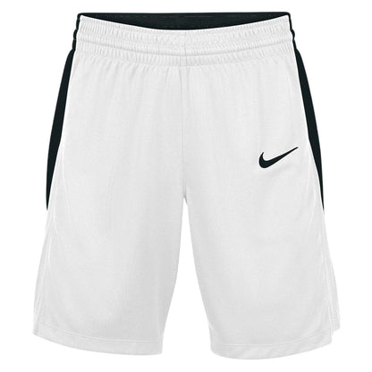 White-Black - Front - Nike Womens-Ladies Team Basketball Shorts