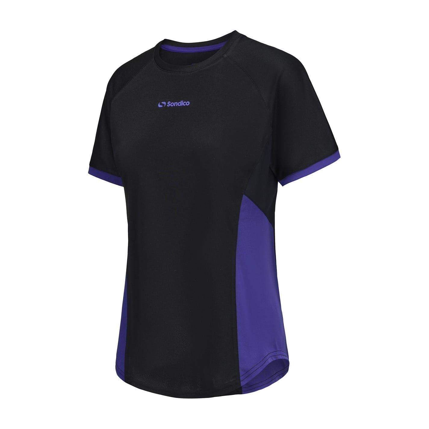 Black - Side - Sondico Womens-Ladies Logo T-Shirt