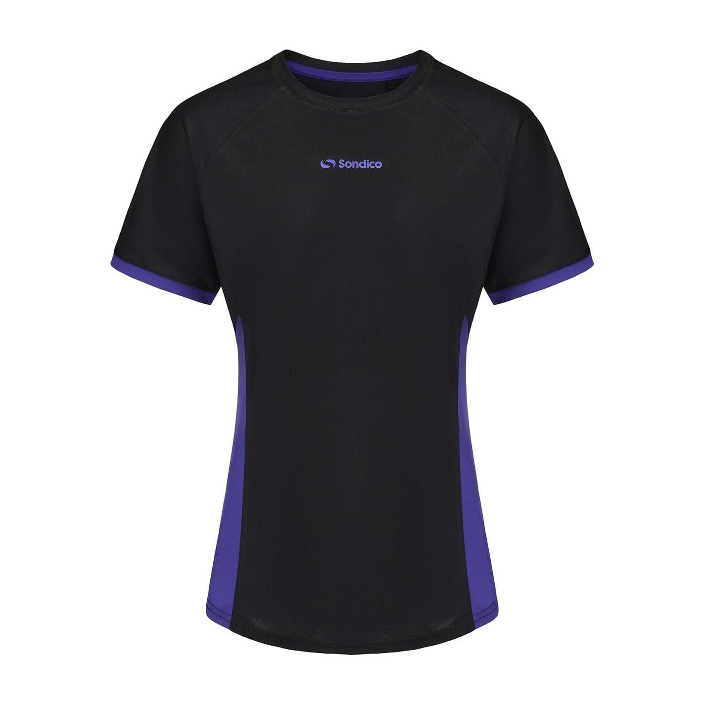 Black - Front - Sondico Womens-Ladies Logo T-Shirt