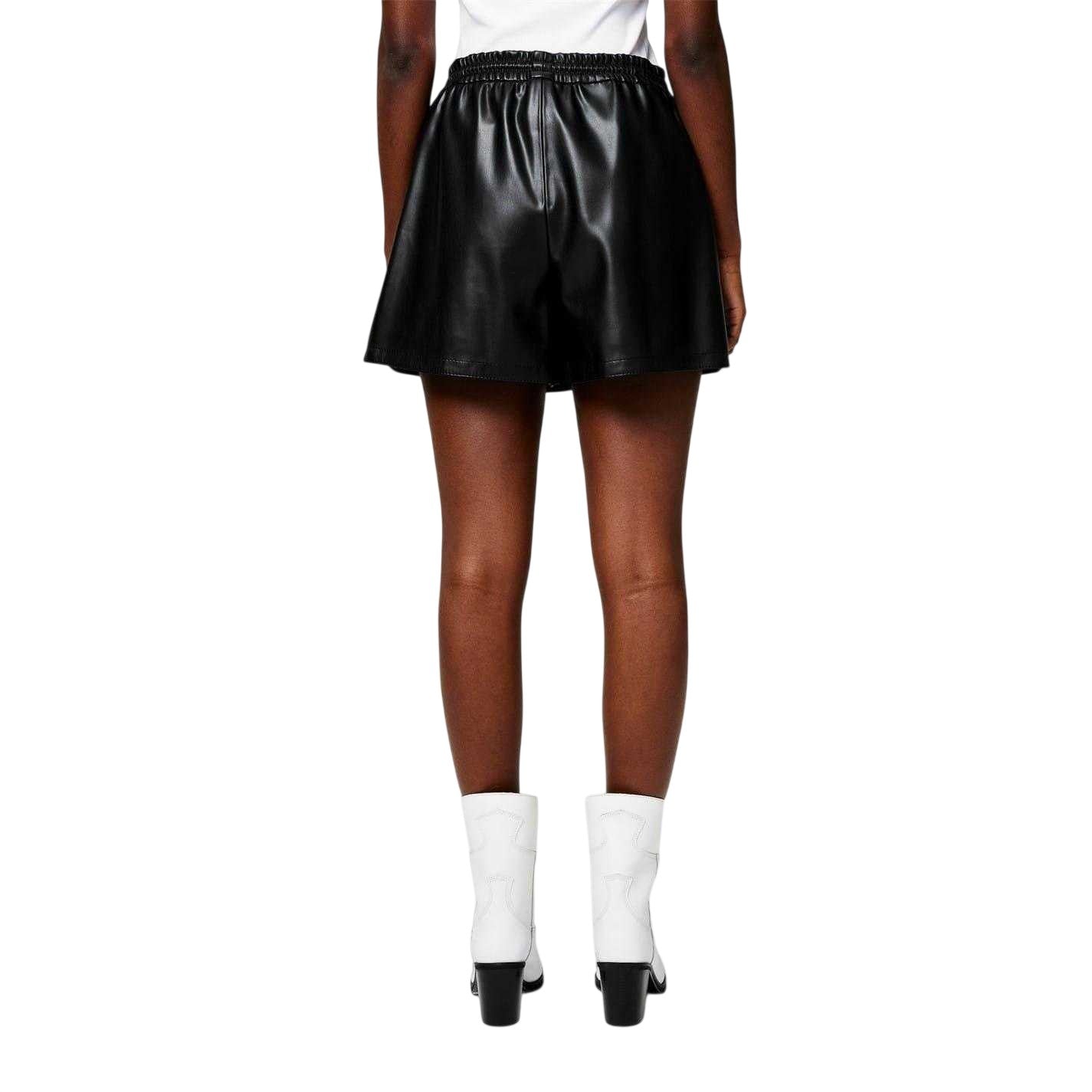 Black - Back - Hugo Womens-Ladies Hesear Casual Shorts