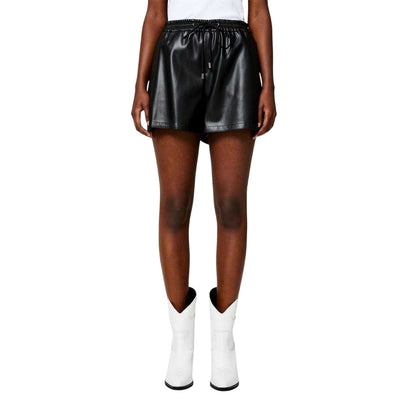 Black - Lifestyle - Hugo Womens-Ladies Hesear Casual Shorts
