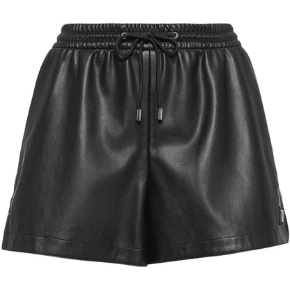 Black - Front - Hugo Womens-Ladies Hesear Casual Shorts