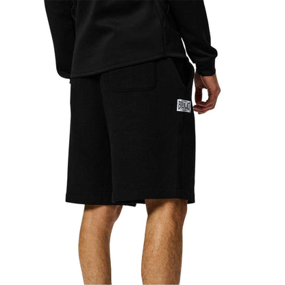 Black - Side - Everlast Mens Box Cotton Shorts
