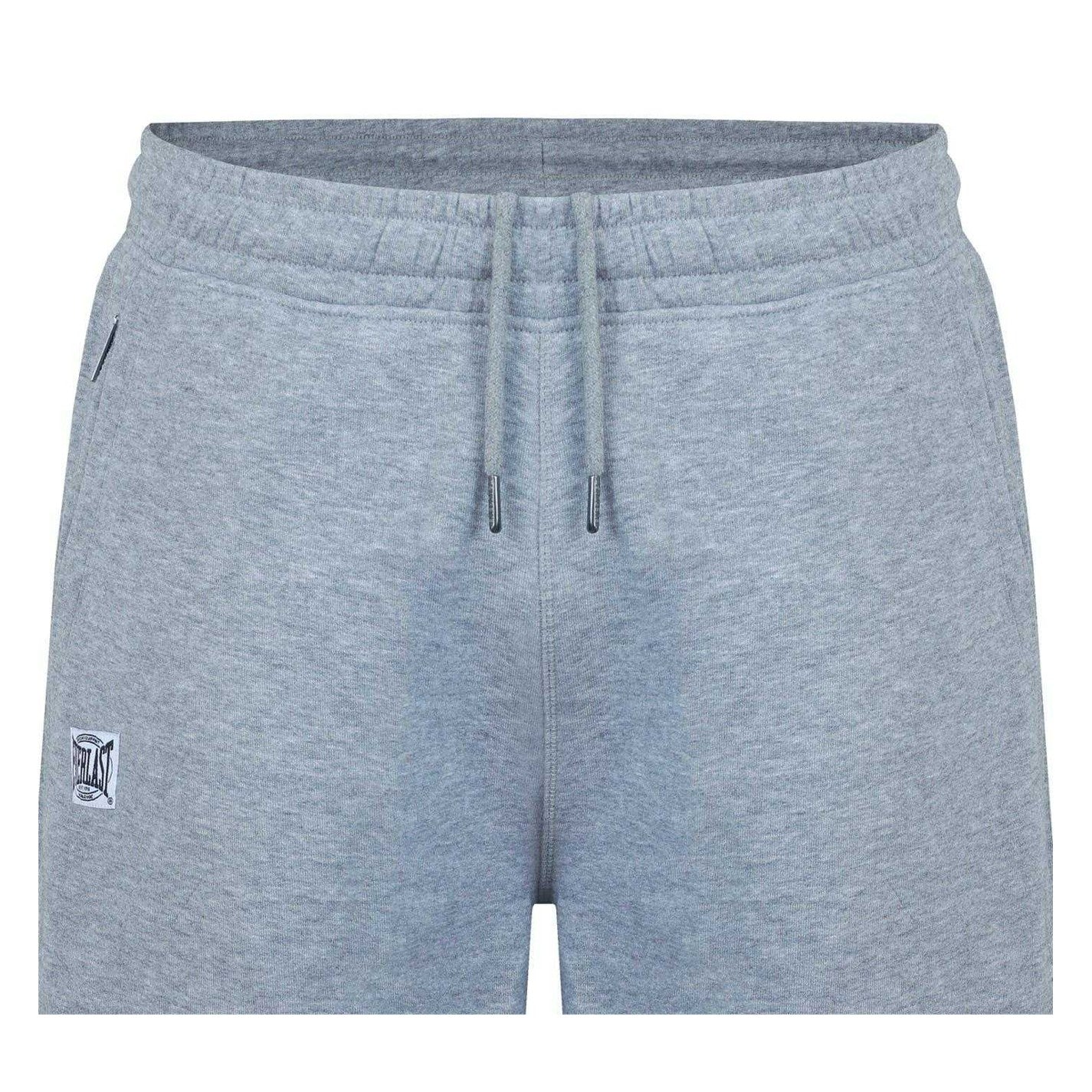 Grey Marl - Side - Everlast Mens Box Cotton Shorts