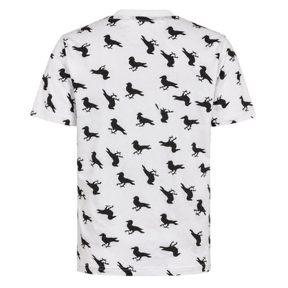 White - Back - Modern Amusement Mens Dogtown Crow All-Over Print Regular T-Shirt