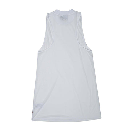 White - Back - Adidas Womens-Ladies Originals Graphic Print Regular Sleeveless T-Shirt Dress