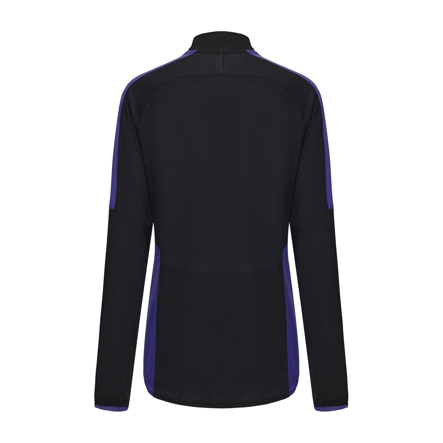 Black - Back - Sondico Womens-Ladies Logo Drill Top