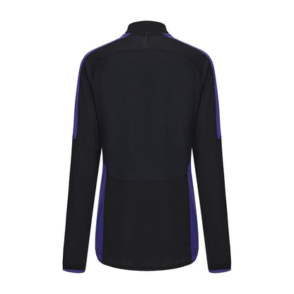 Black - Back - Sondico Womens-Ladies Logo Drill Top