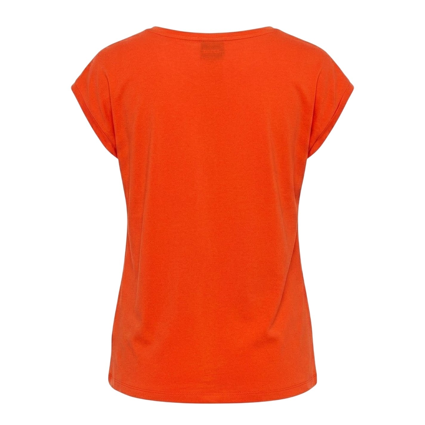 Tangerine Tango - Back - Pieces Womens-Ladies Pckamala Knitted V Neck T-Shirt