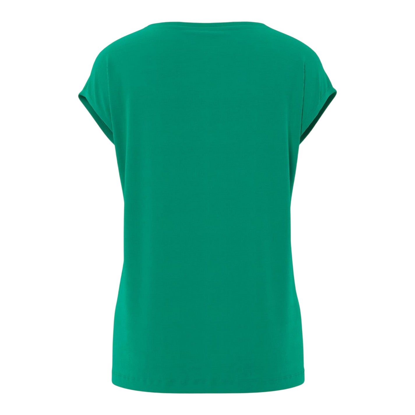 Pepper Green - Back - Pieces Womens-Ladies Pckamala Knitted V Neck T-Shirt