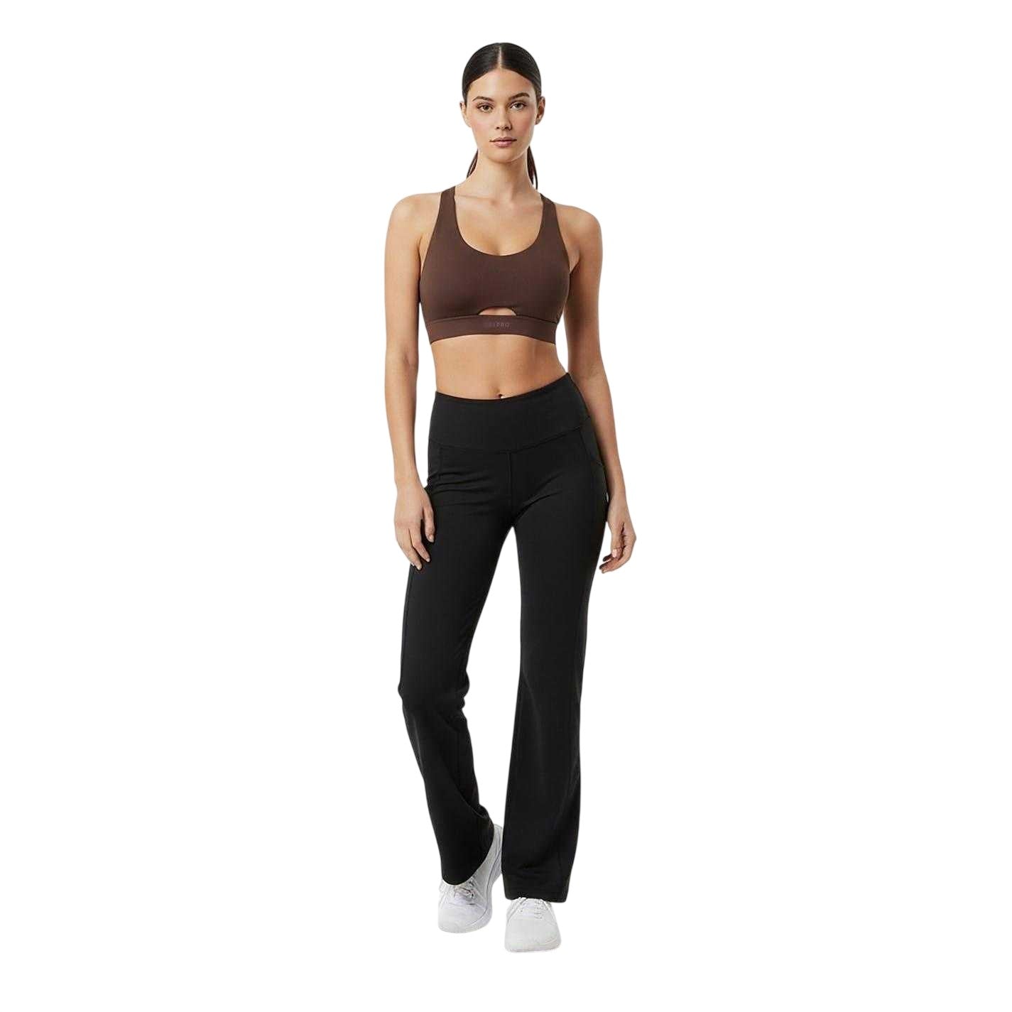 Espresso - Pack Shot - USA Womens-Ladies Pro Twisted Sports Bra