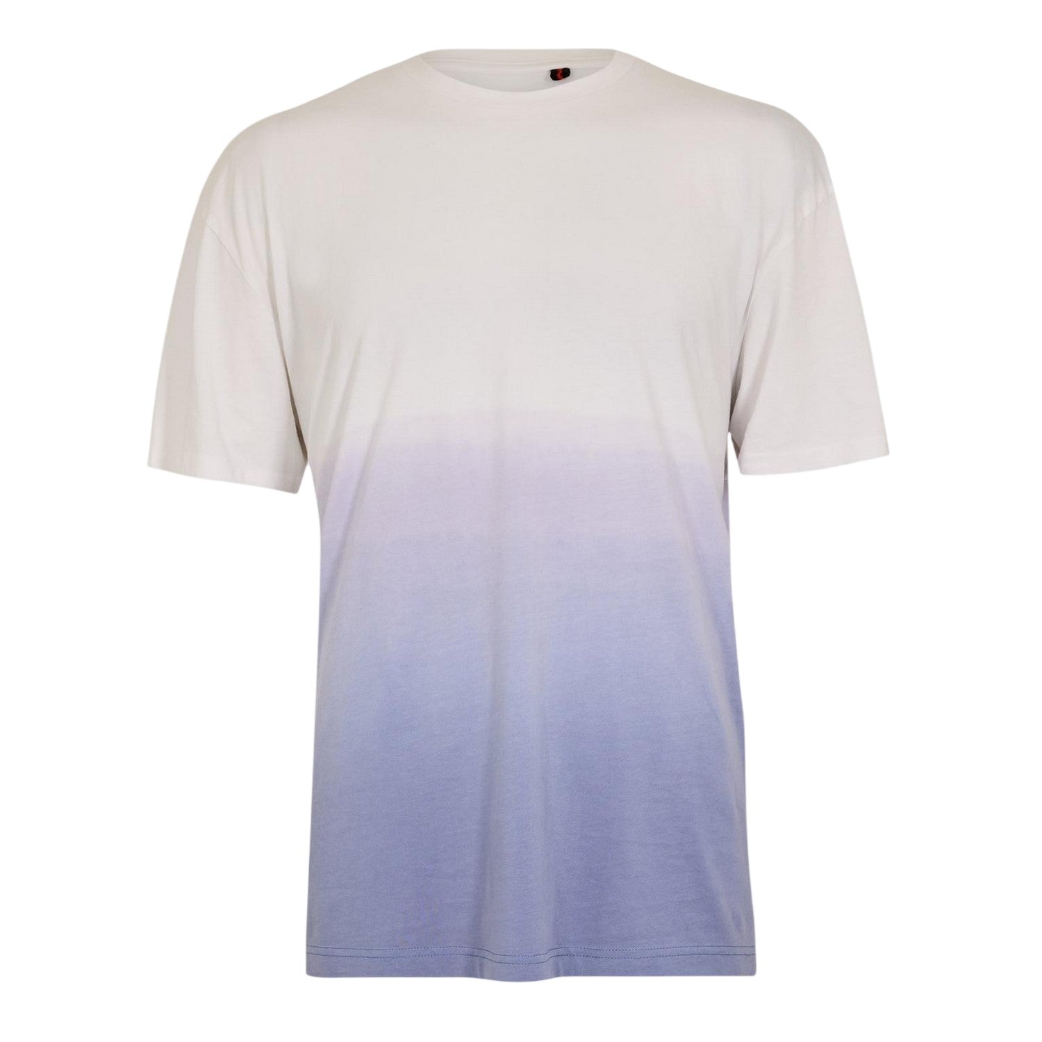 Navy - Front - Luke Mens Ombre Cotton Regular Short-Sleeved T-Shirt