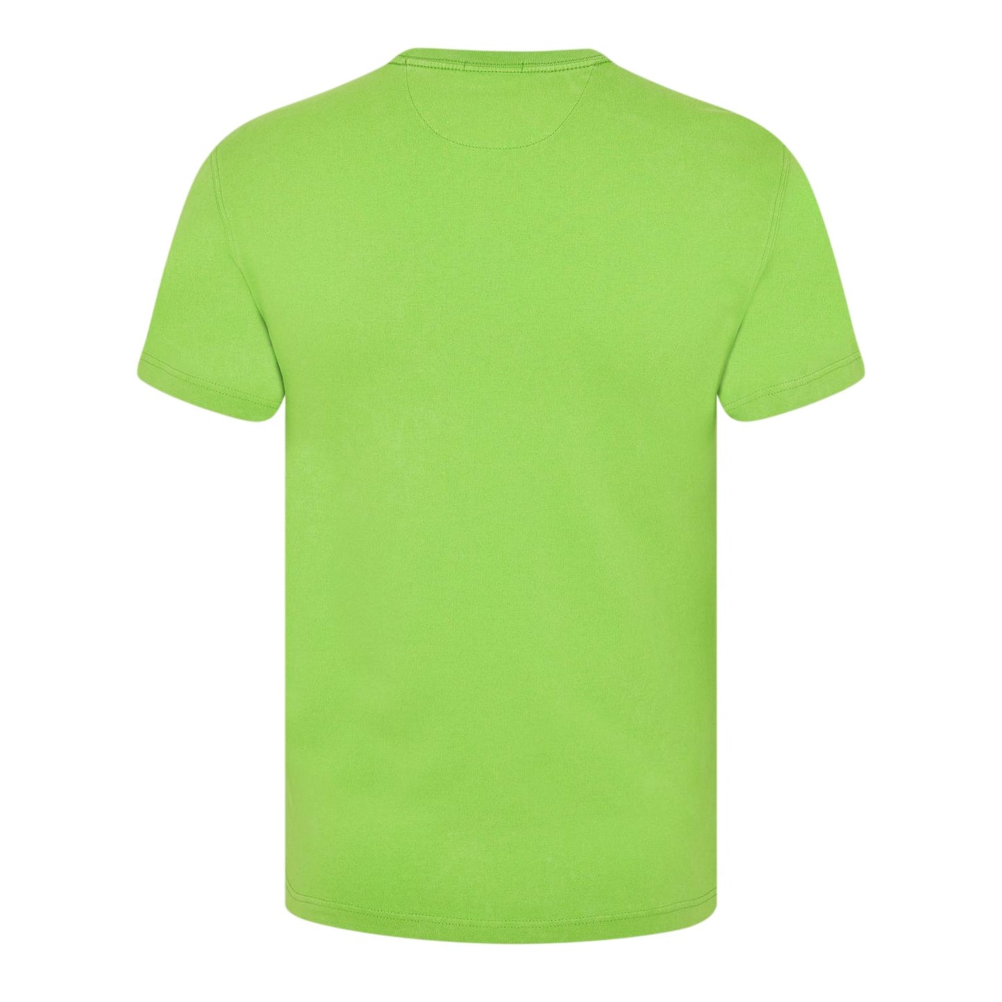 Green - Back - Lacoste Mens Logo Crew Neck Regular T-Shirt